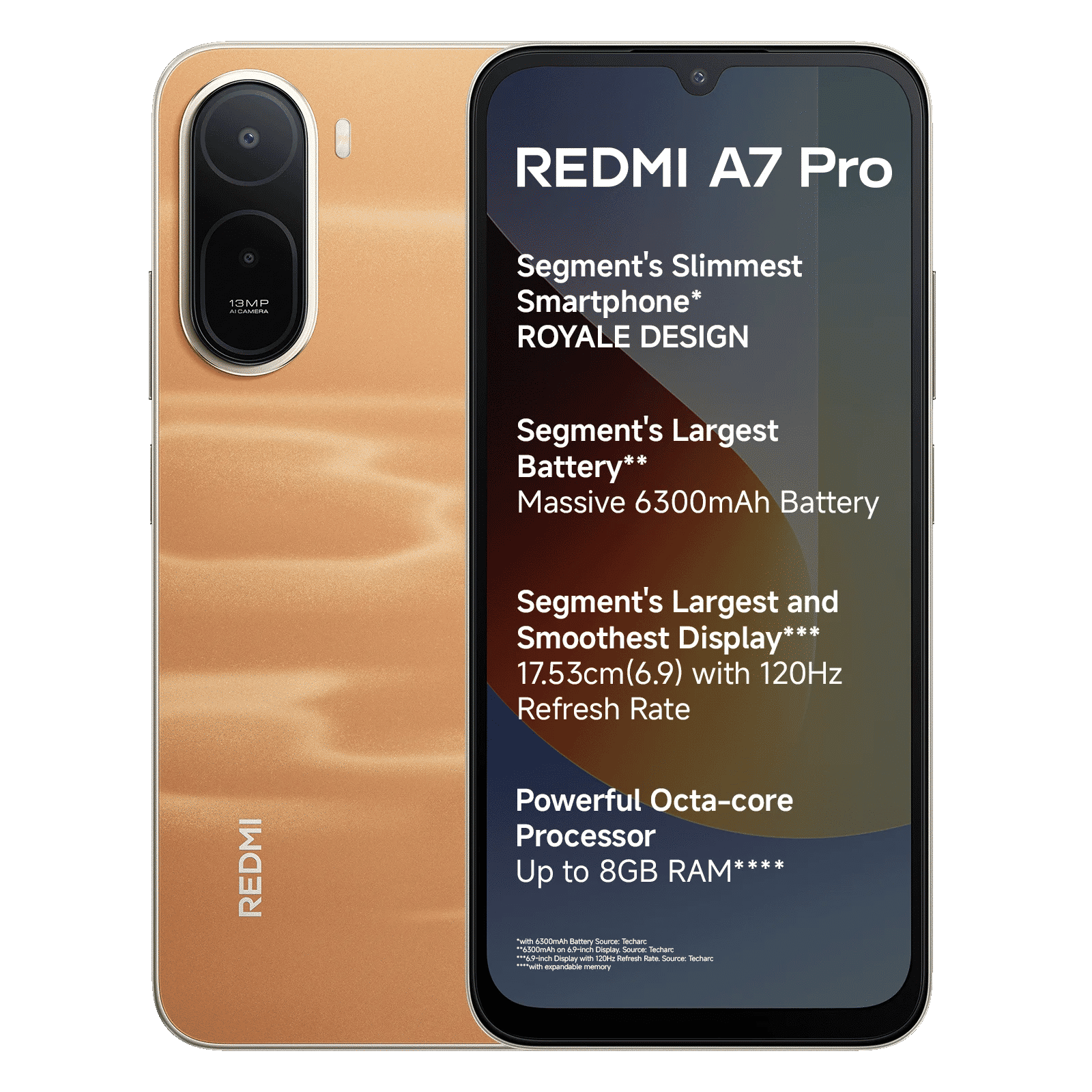 Buy Redmi A7 Pro (4GB RAM, 64GB, Sunset Orange) Online - Croma